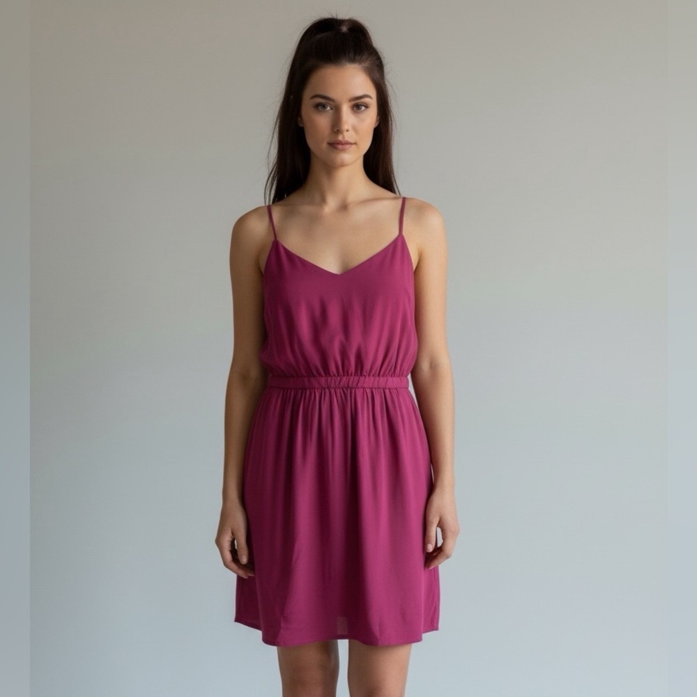 Madewell - Broadway Silk Spaghetti Strap Dress